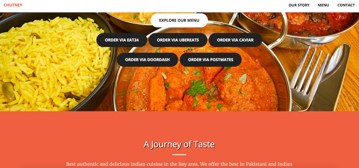 Chutney website